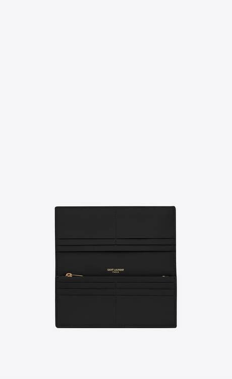 ysl tiny cassandre flat wallet|Saint Laurent Tiny Cassandre Flat Wallet in Grained .